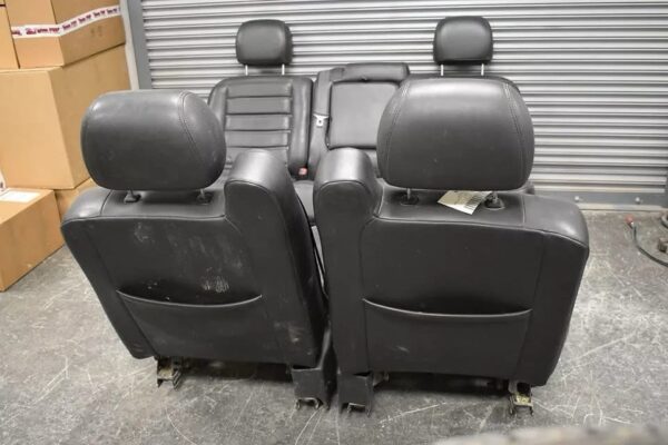 DMG 2005-2007 Hummer H2 1st & 2nd Row Black Leather Seats Ebony-481 OEM