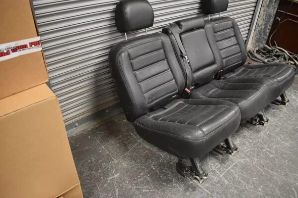 DMG 2005-2007 Hummer H2 1st & 2nd Row Black Leather Seats Ebony-481 OEM