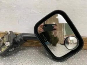 03-07 Hummer H2 Passenger Right Power Door Mirror (Black/Chrome R13) See Notes
